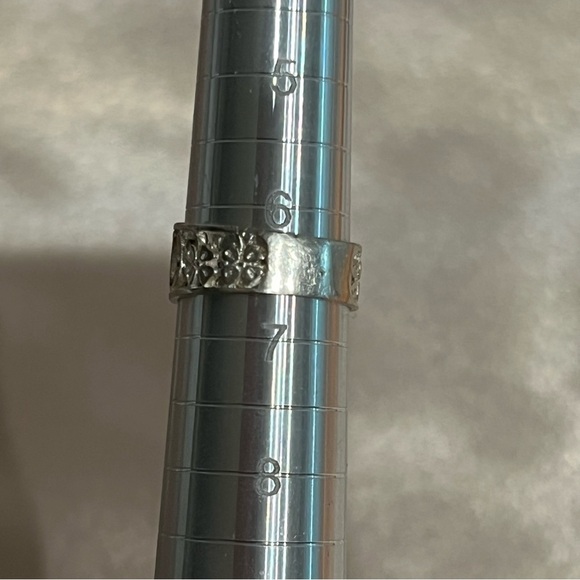 Sterling Silver 925 Good Luck Lucky‎ Charms Luck Symbol Ring Size 6.5 - Picture 5 of 16